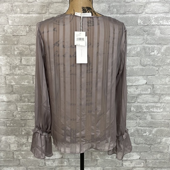 Lush Ruffle Bell Sleeve Blouse - Picture 3 of 5